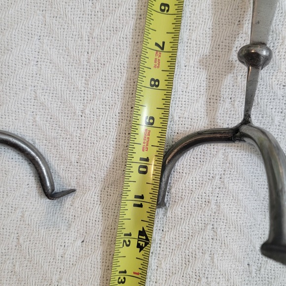 Set of‎ 3 Brutalist Handmade Metal Candlesticks MCM Midcentury Modern Rustic - Picture 5 of 13